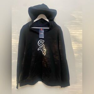 Fanatics Women’s Black Hoodie with White Sox Logo